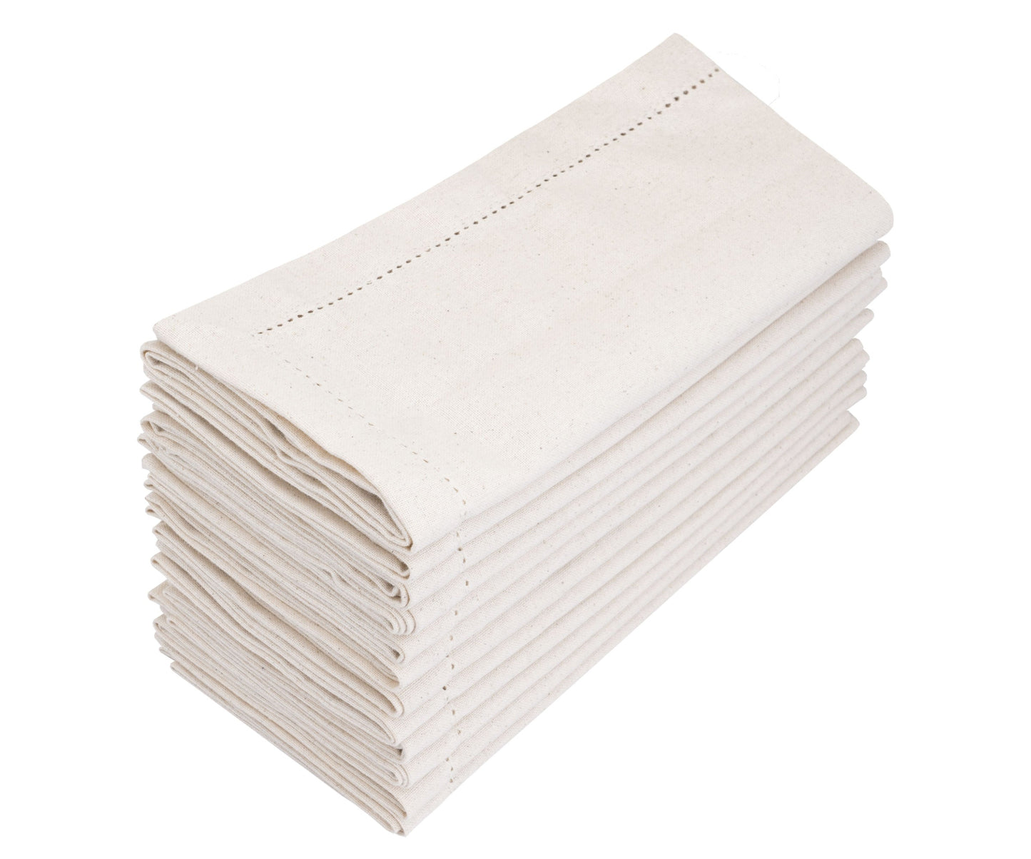 Servilletas de tela con dobladillo - 22 pulgadas