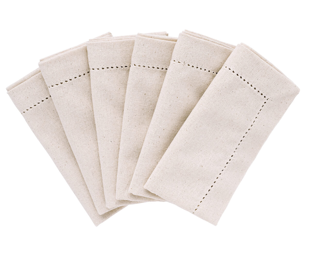 Custom Natural Cloth Napkins - Personalized Napkins