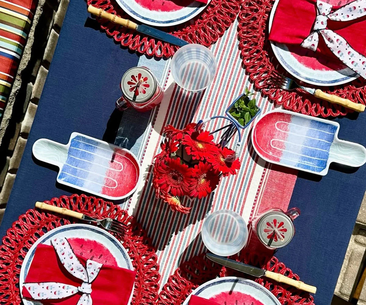 Servilletas de algodón para la cena - Servilletas de tela con dobladillo