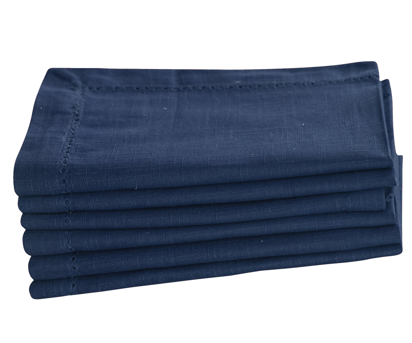 Servilletas de algodón para la cena - Servilletas de tela con dobladillo