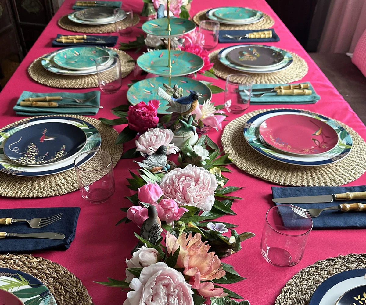 Servilletas con dobladillo - Servilletas de mesa - Servilletas de tela de algodón