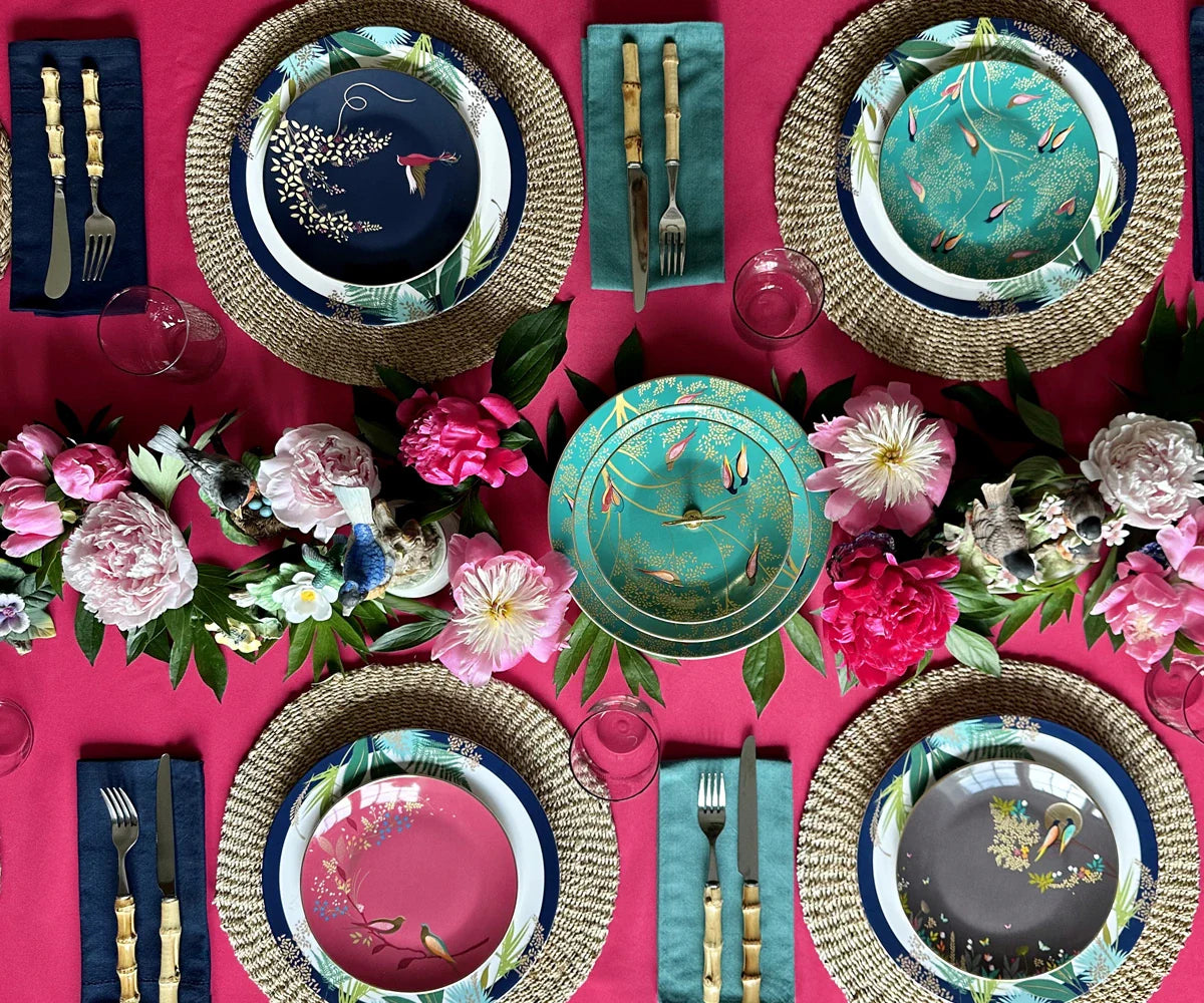 Servilletas de algodón para la cena - Servilletas de tela con dobladillo