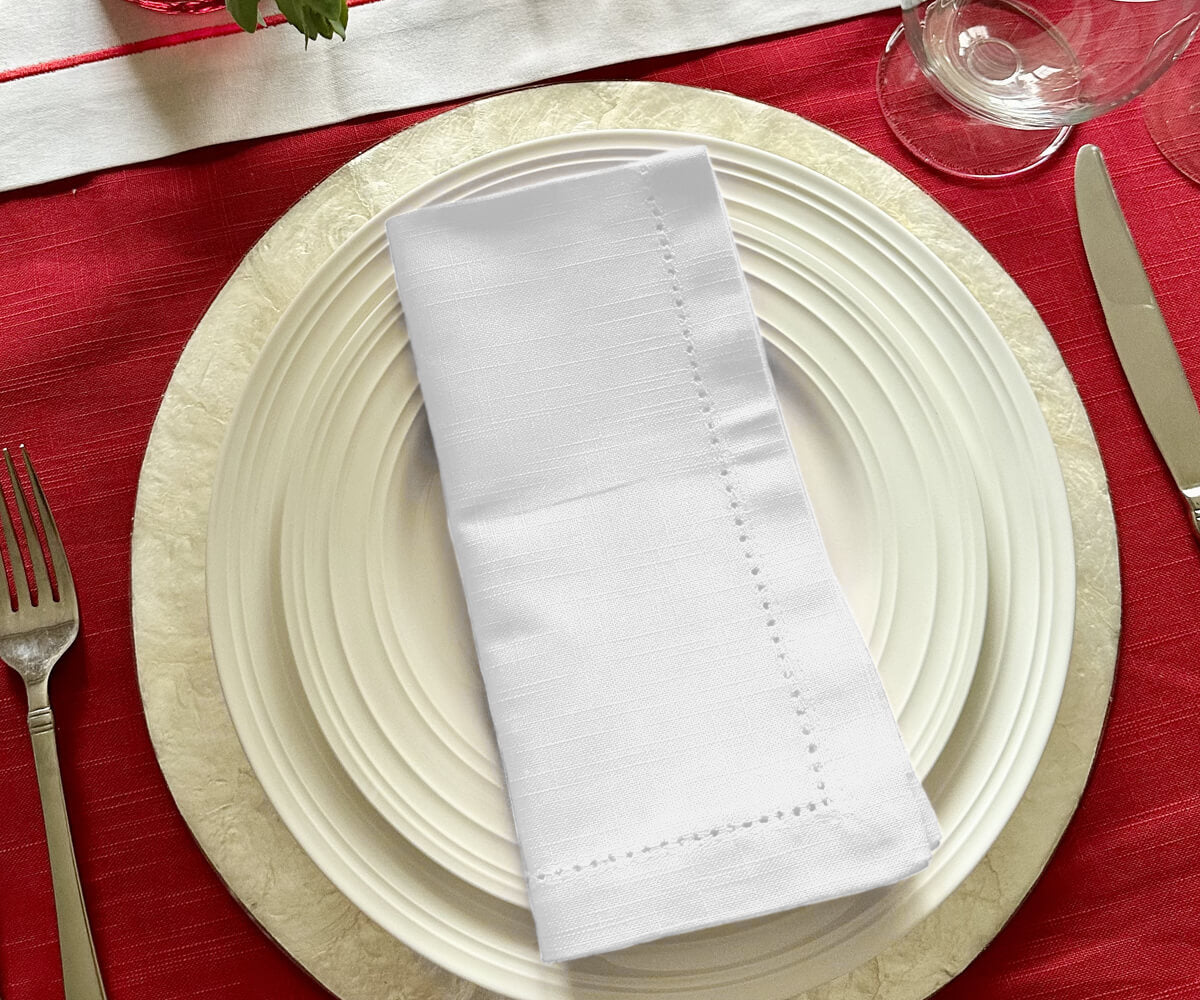 White Cotton Napkins
