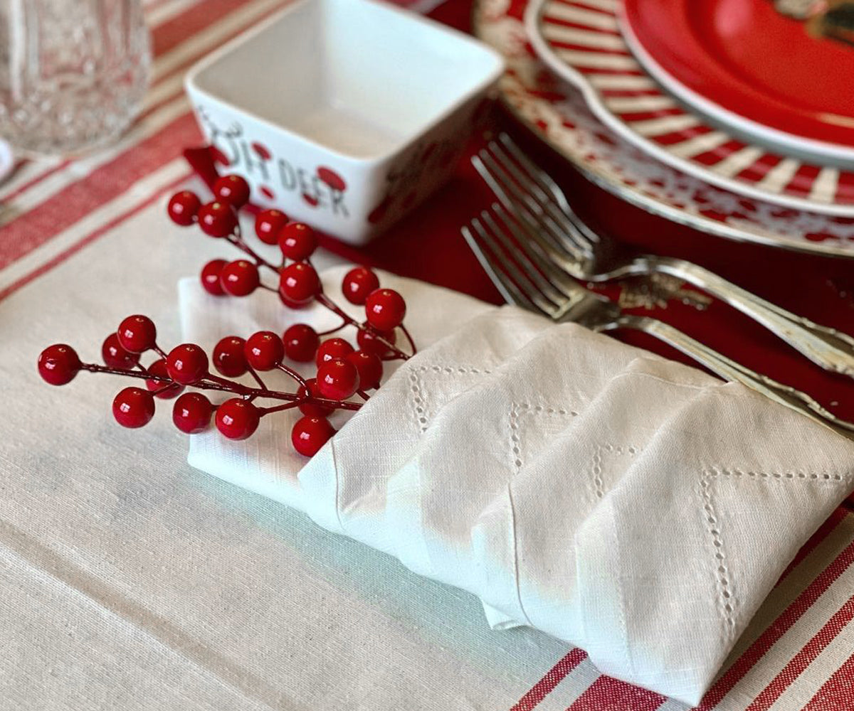 White Cotton Napkins