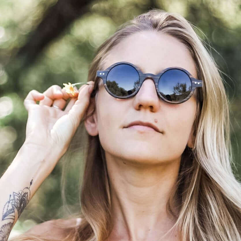 Flic - Gafas de sol unisex de madera
