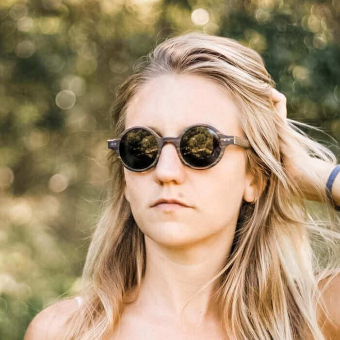 Flic - Gafas de sol unisex de madera