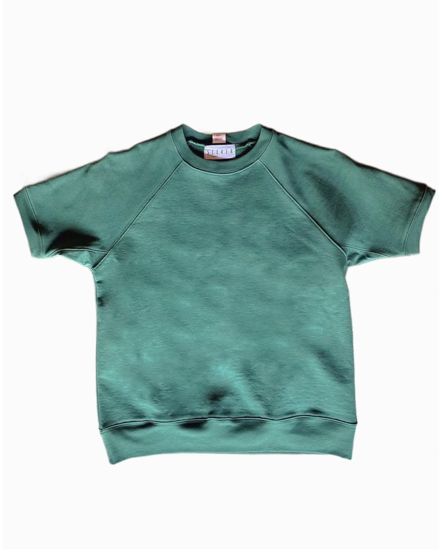 Camisa vintage de manga corta raglán