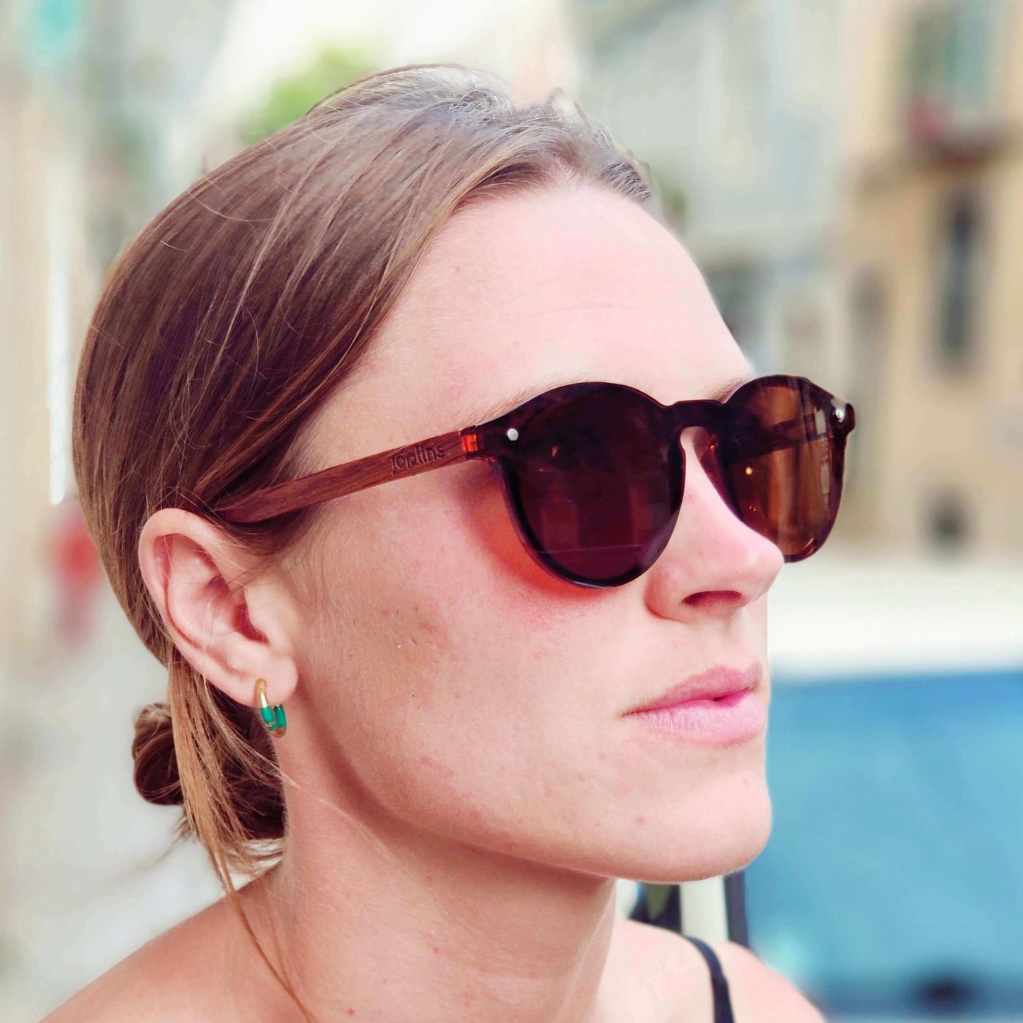 Alona - Gafas de sol de madera y bioacetato