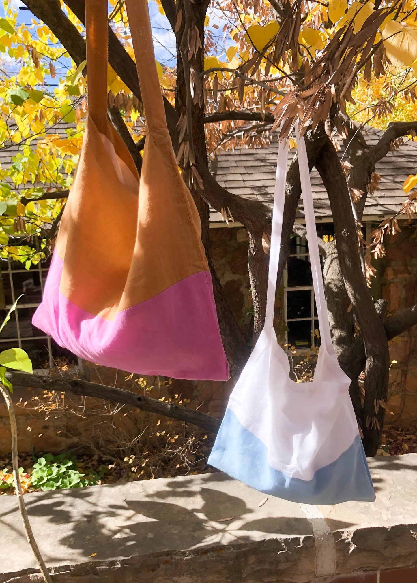 Bolsa de mercado de agricultores - Clay &amp; Dahlia Linen