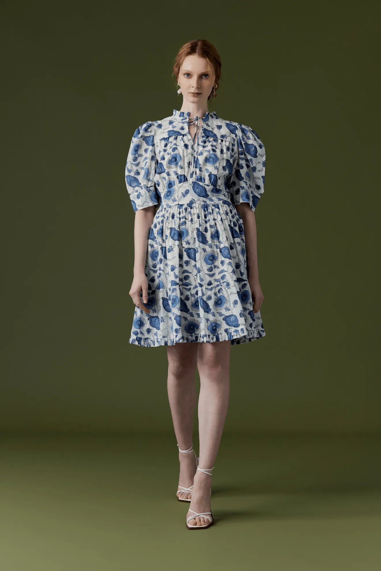 Vestido floral Anuka azul 
