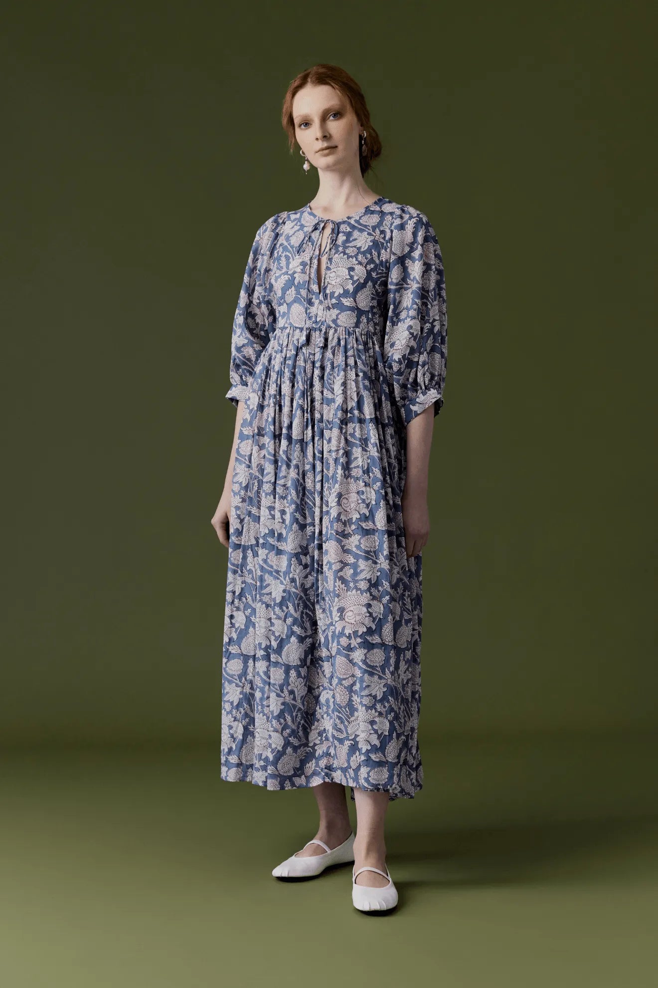 Vestido largo Anuka azul 