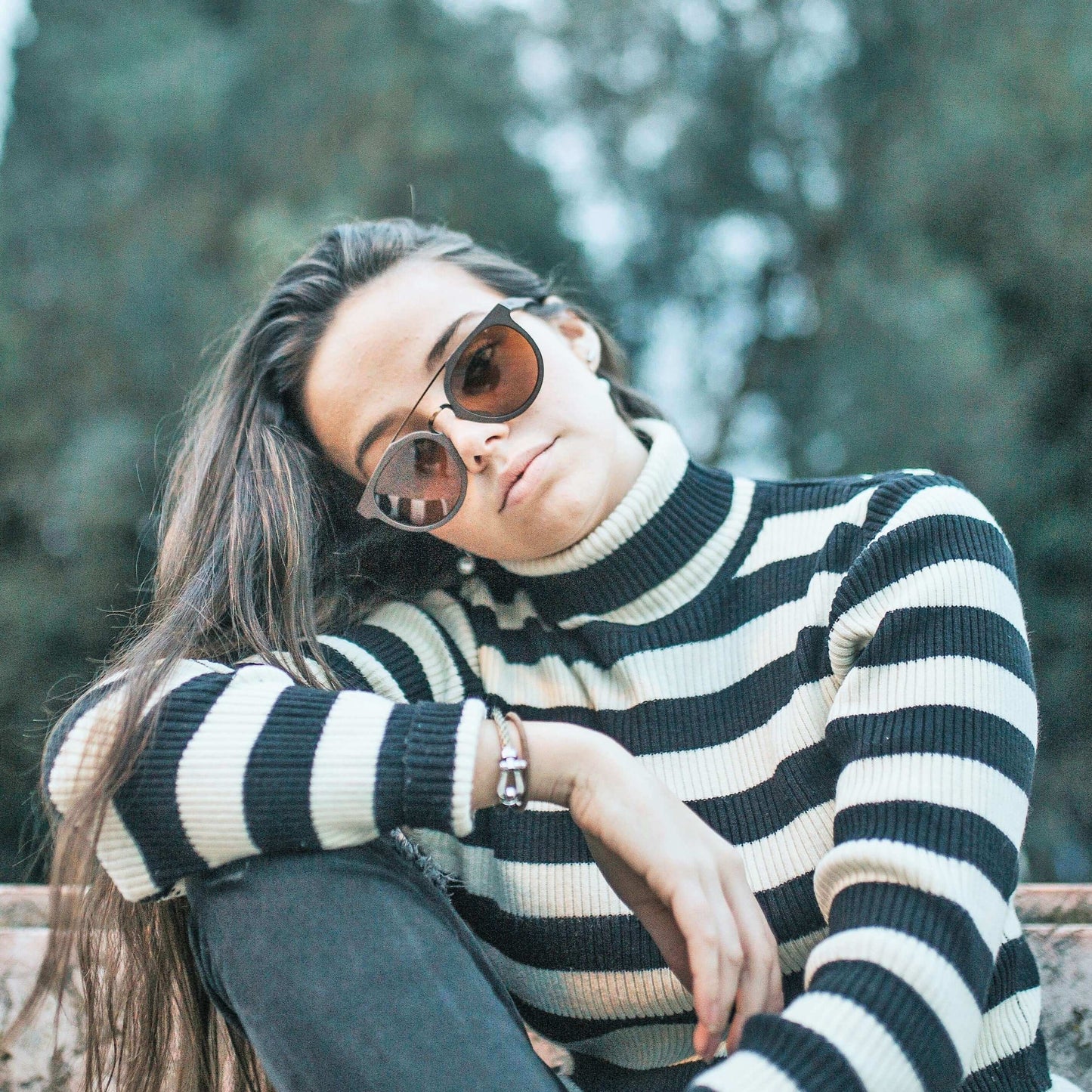 Las gafas de sol de madera Shiva