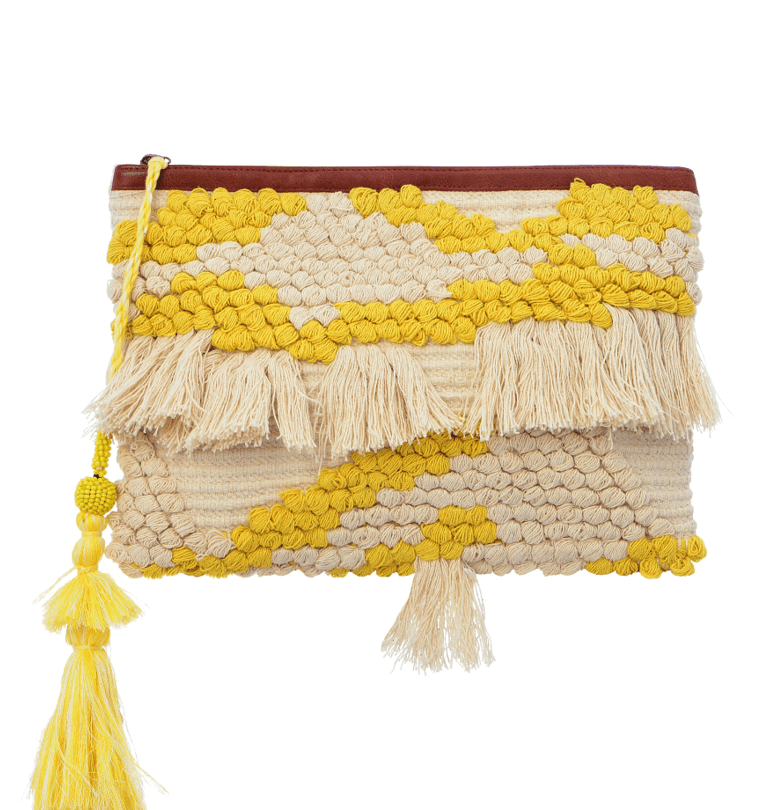 Bolso de mano Mallorca - Amarillo lima