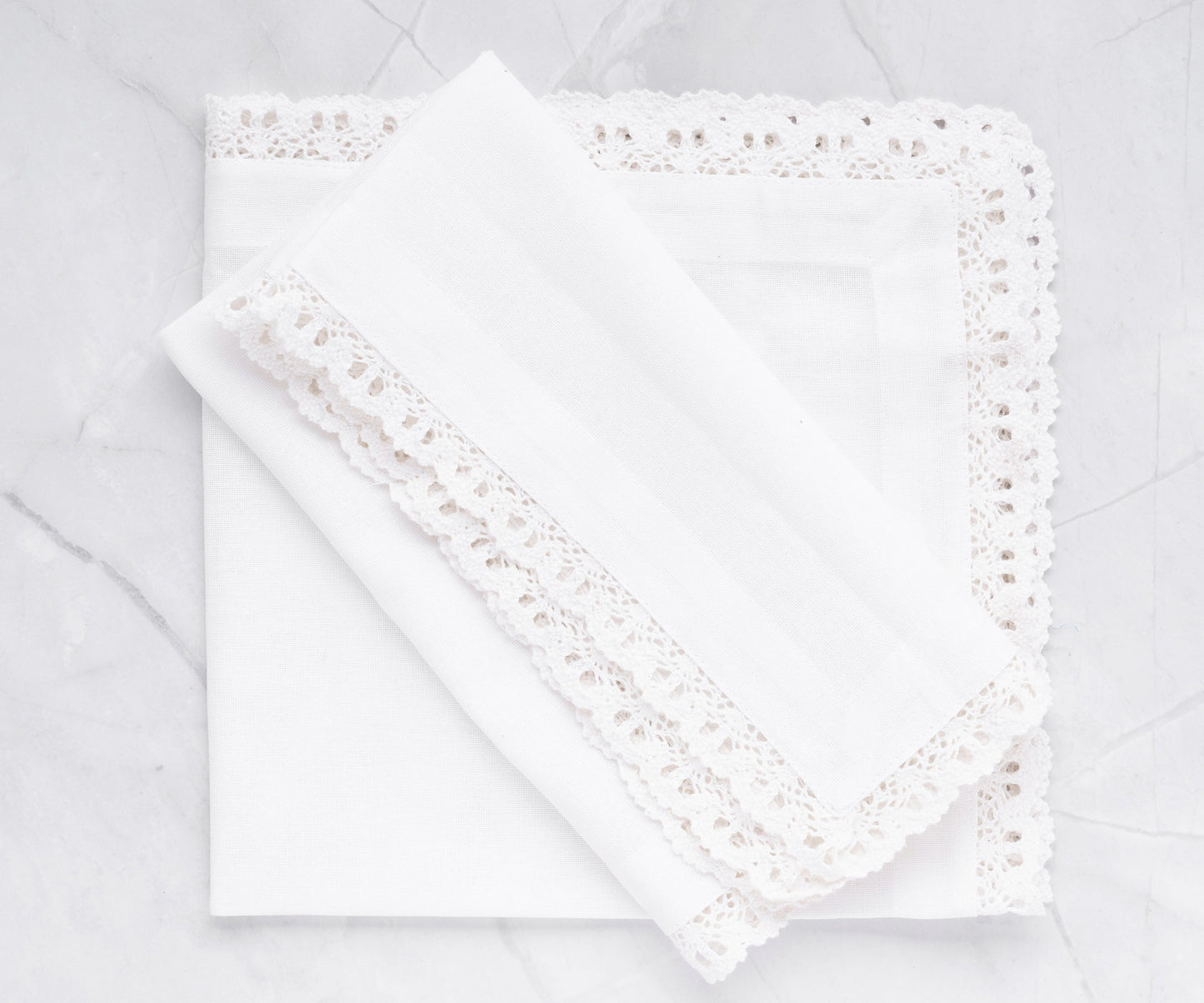 White Lace Napkins