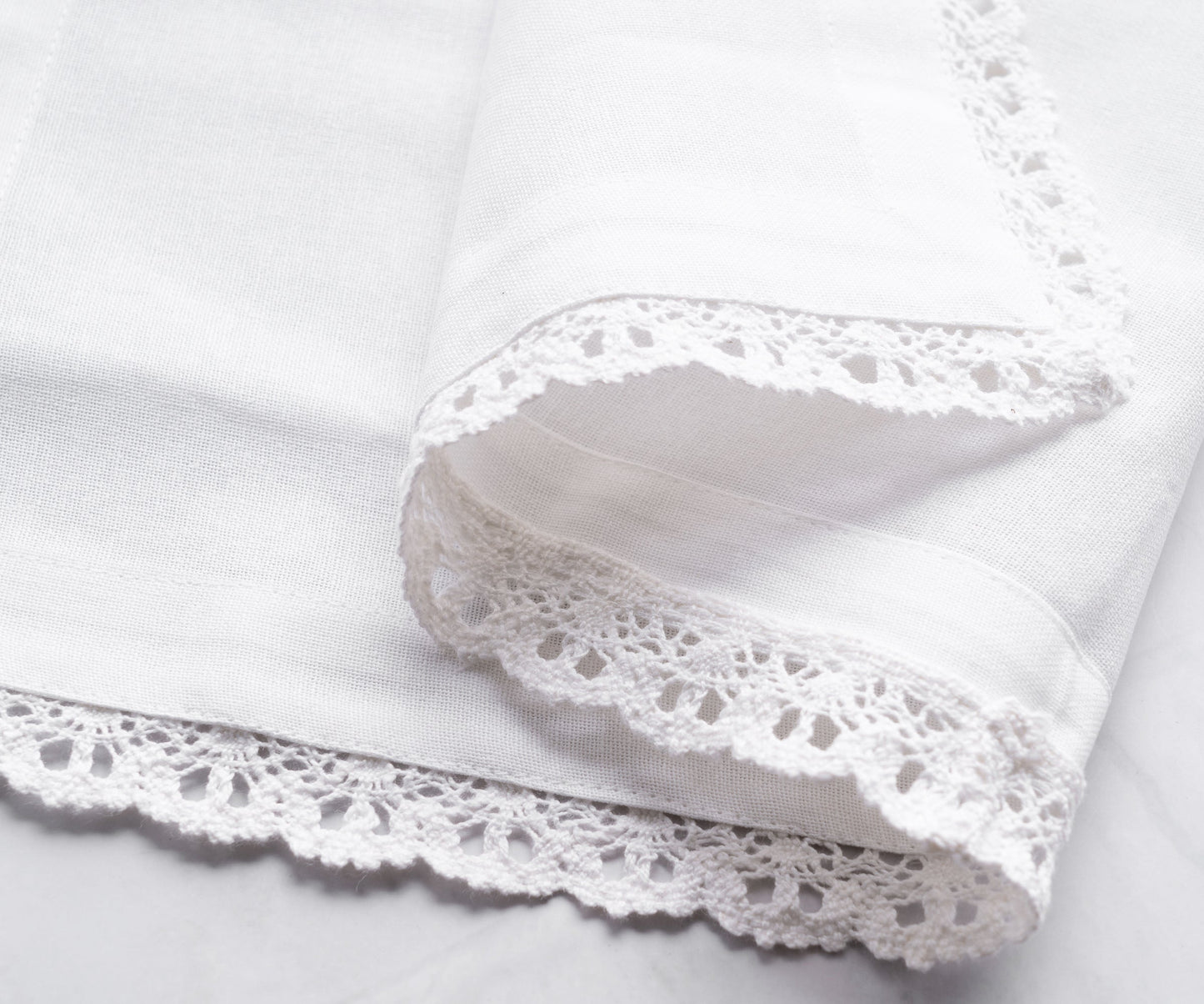 White Lace Napkins