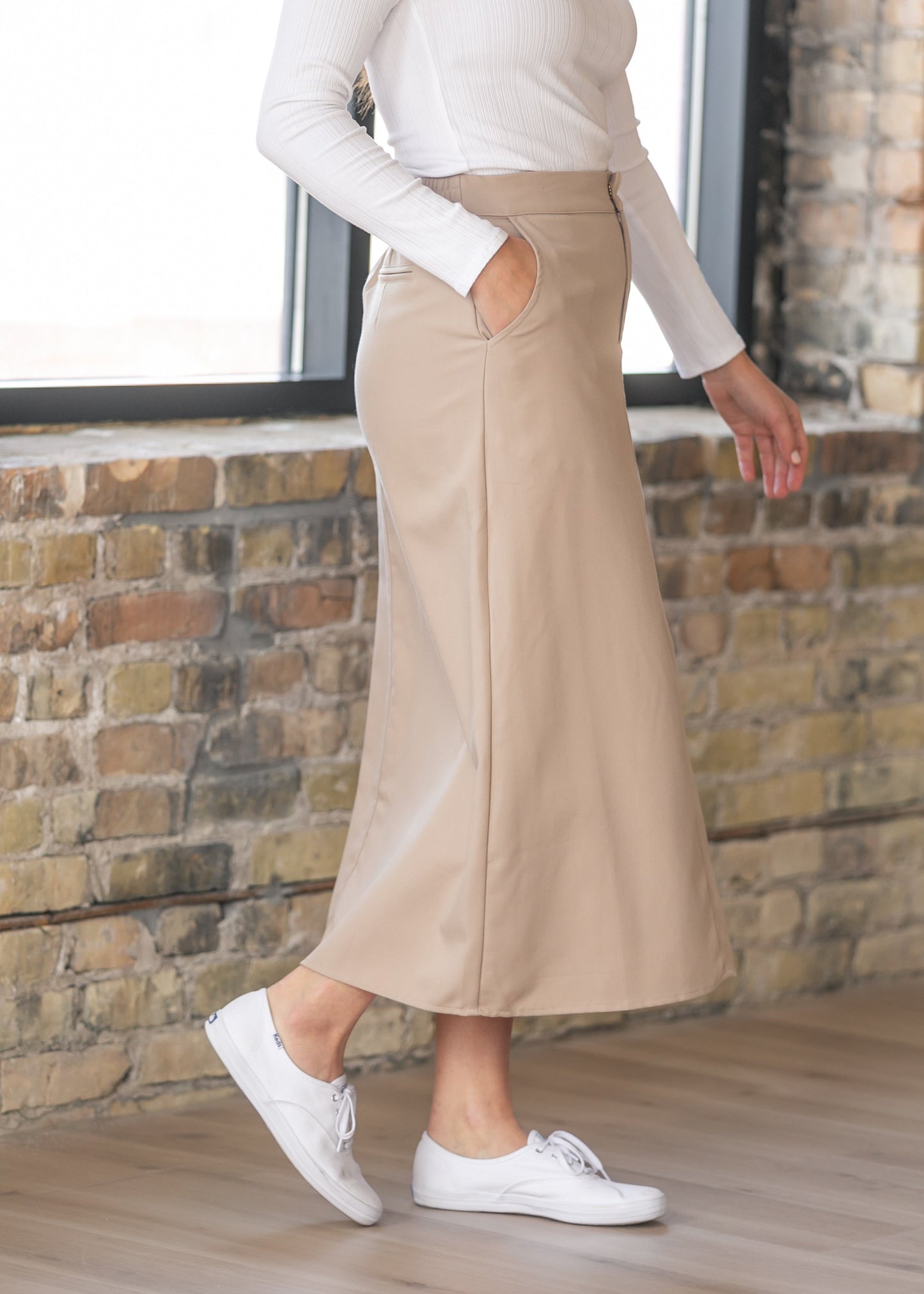 Dylan Midi Pantalón Falda