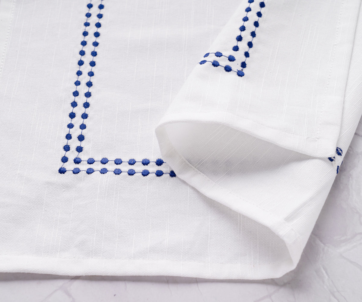 White Dinner Napkins - Pearl Napkins