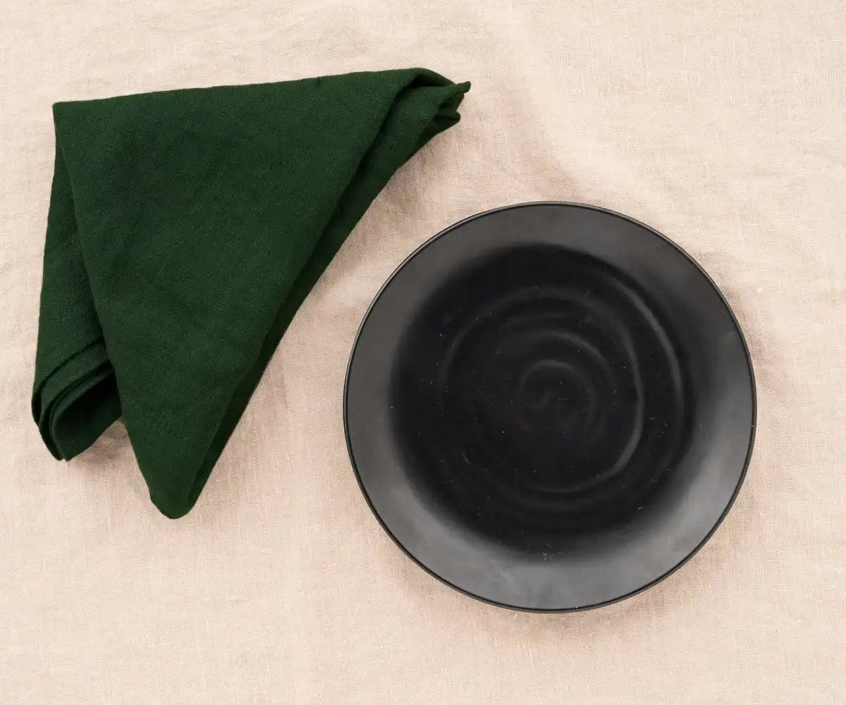 Green Linen Napkins