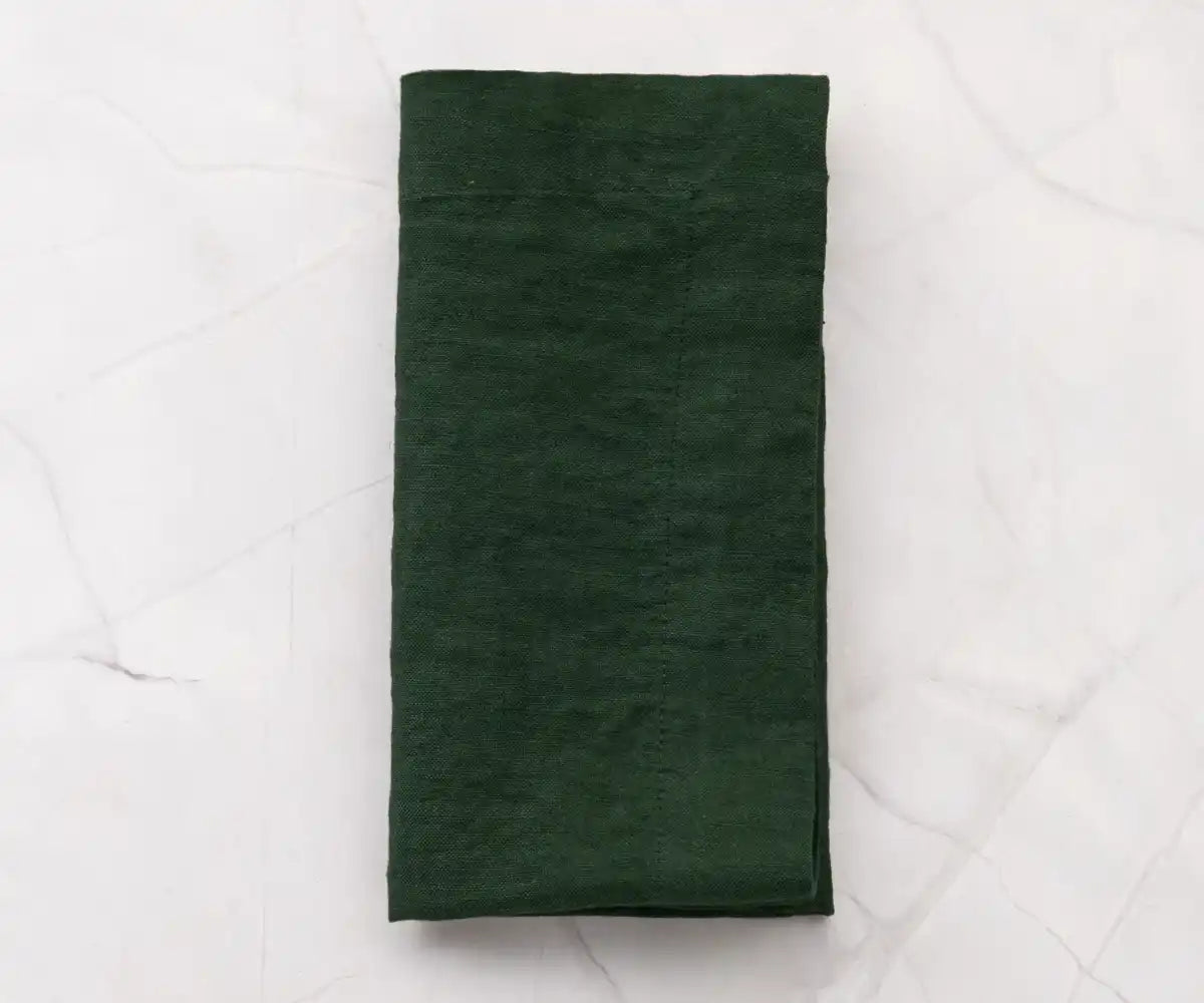 Green Linen Napkins