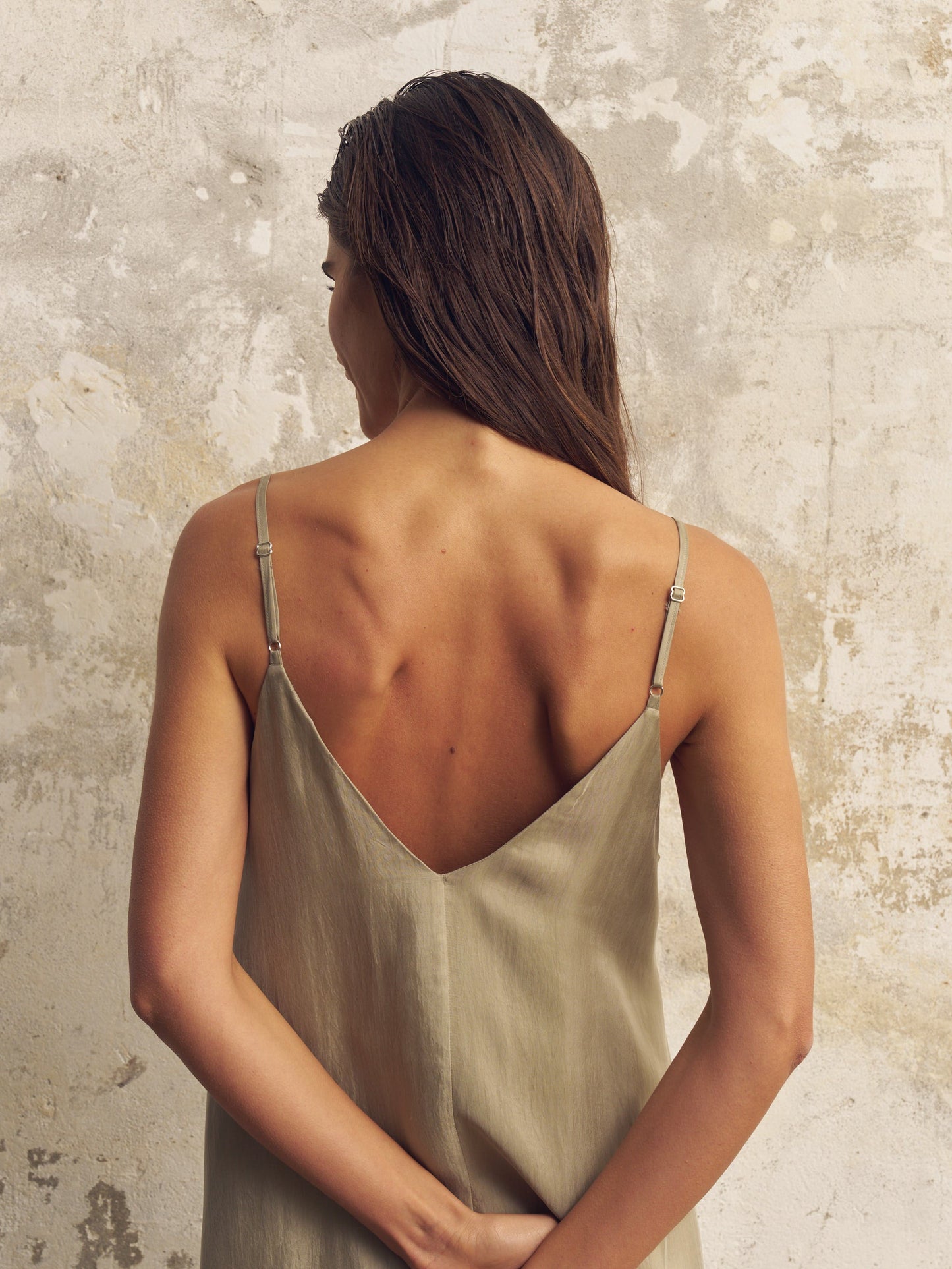 Maxivestido Lucid Flow - Verde Caqui