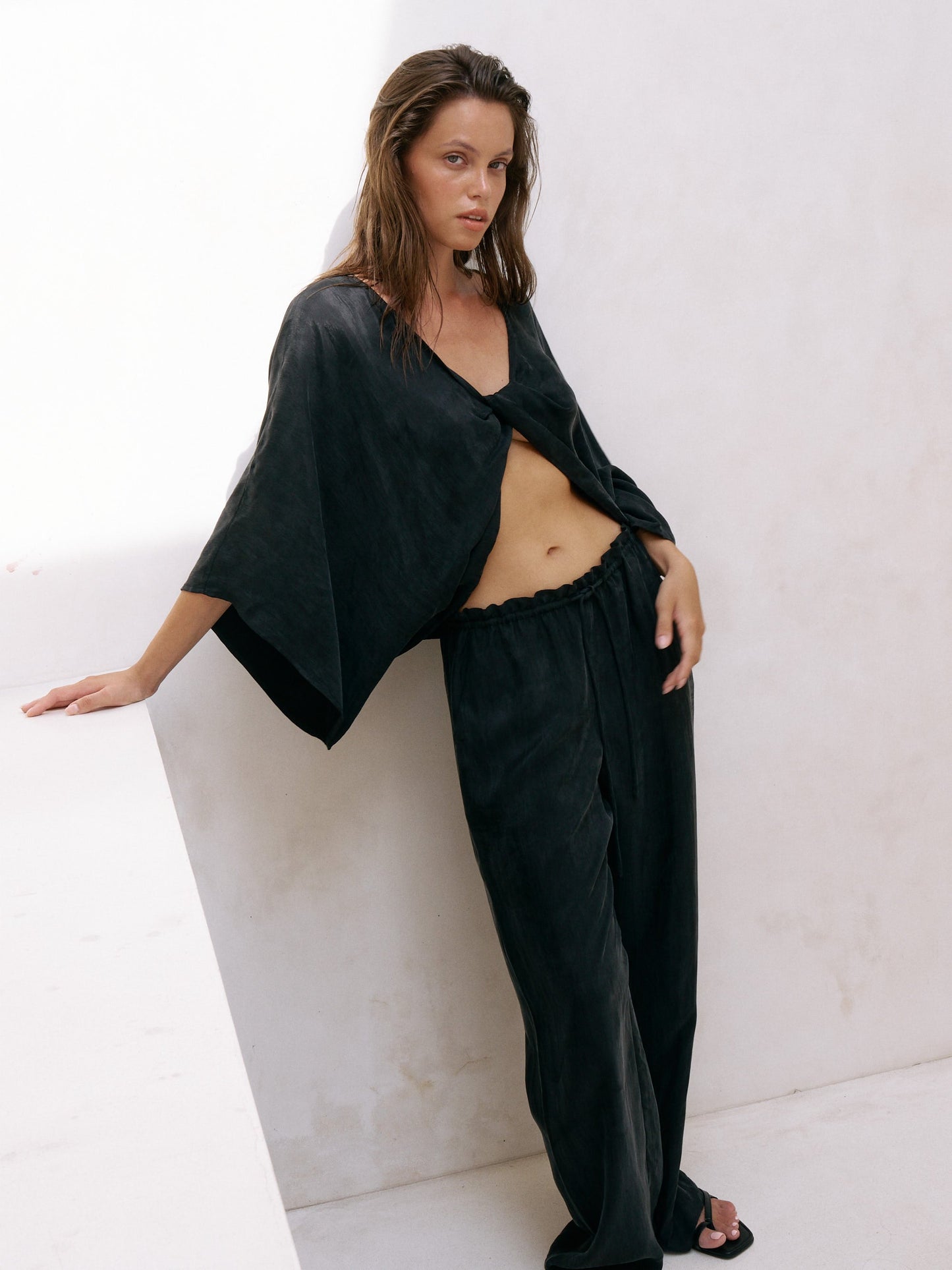 Top Lucid Knot - Negro