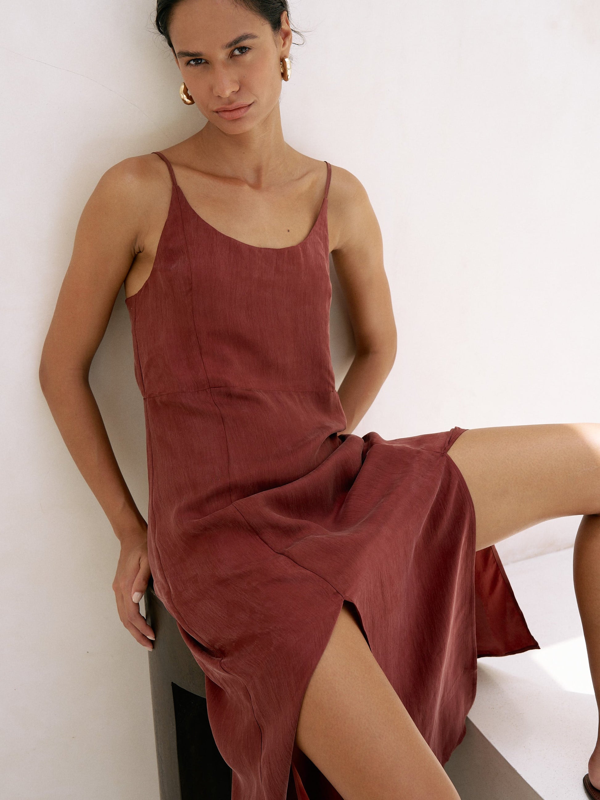 Lucid Midnight Maxi Dress - Burgundy Lucid Midnight Maxi Dress - Burgundy