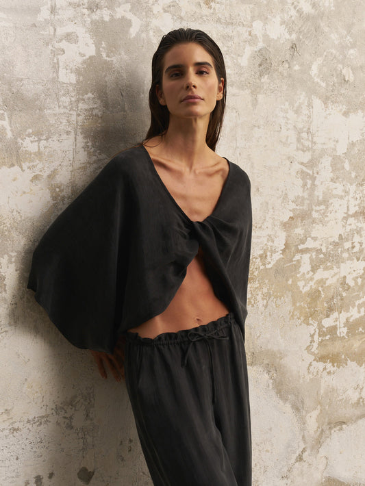 Top Lucid Knot - Negro