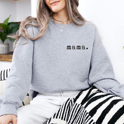 Mamá. Bordada | Sudadera premium para adultos