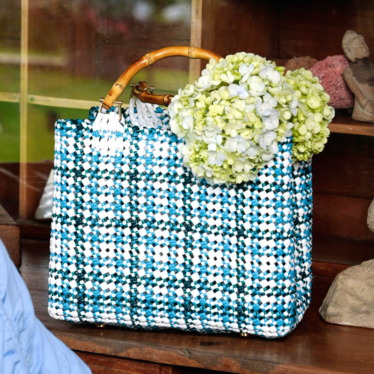 Bolsa de mano de mercado reciclada Marche Malibu