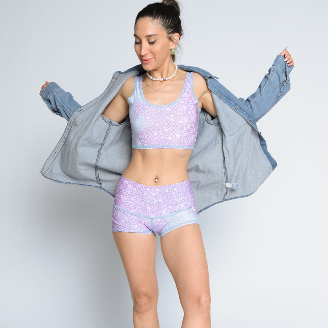 Minifalda Sirena Hada Reina Sol Lavanda *Venta Final