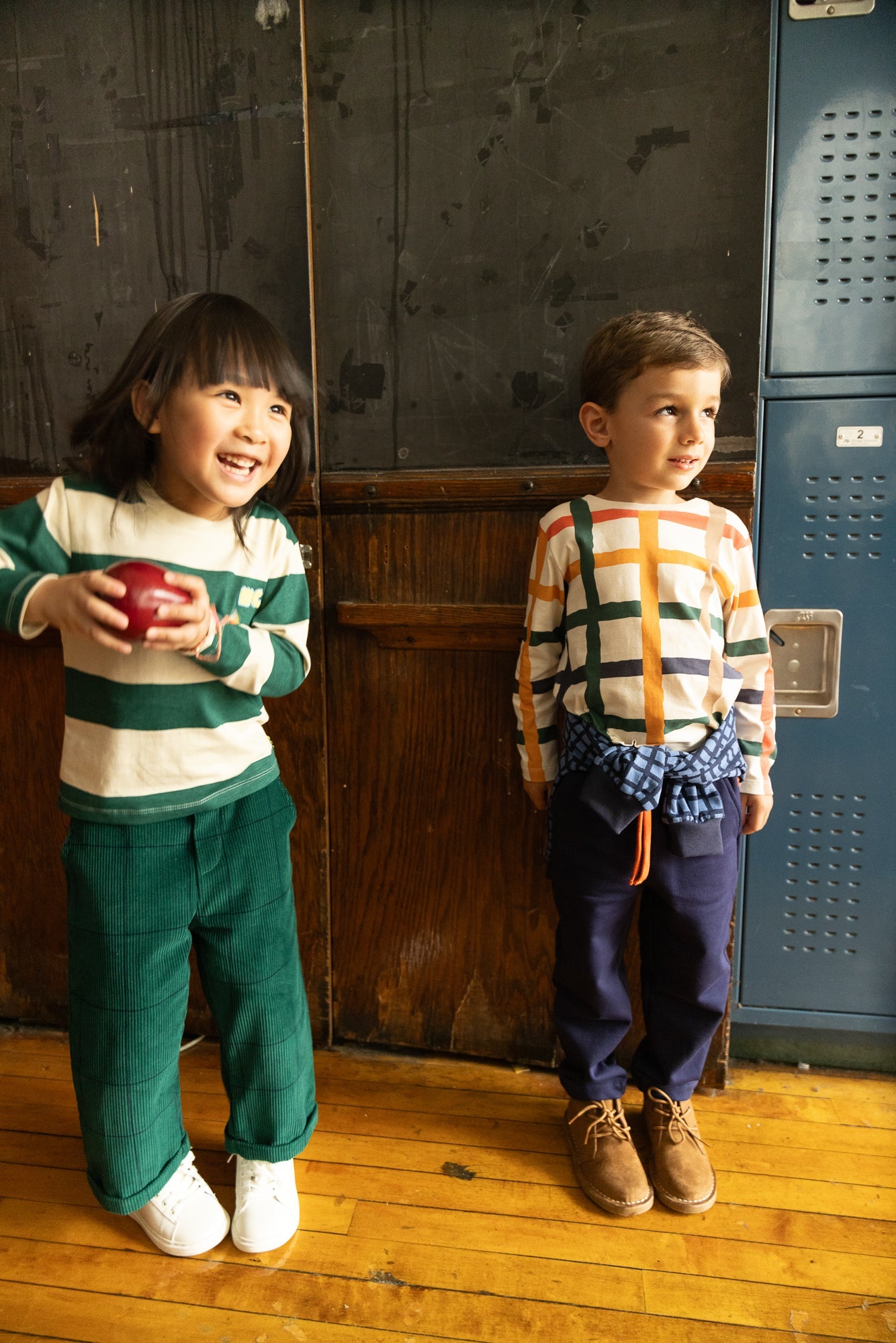 Evergreen Grid Corduroy Pant