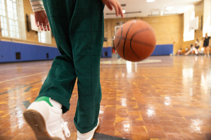Evergreen Grid Corduroy Pant