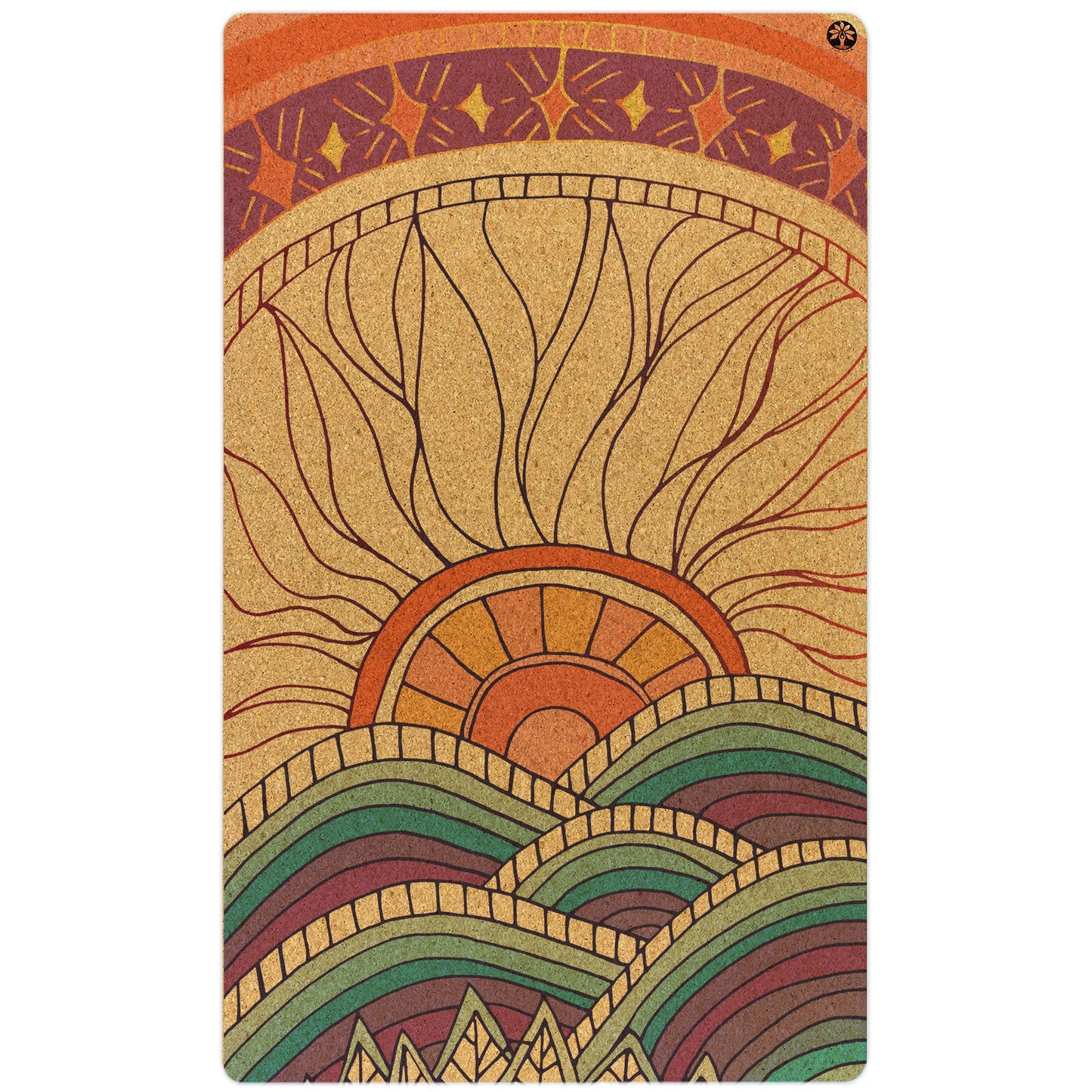 Esterilla de yoga de corcho Mountain Magic Nomad XL