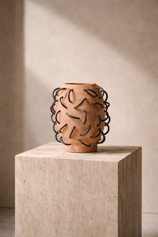 Jarrón Nada Terracota de Diego Olivero Studio