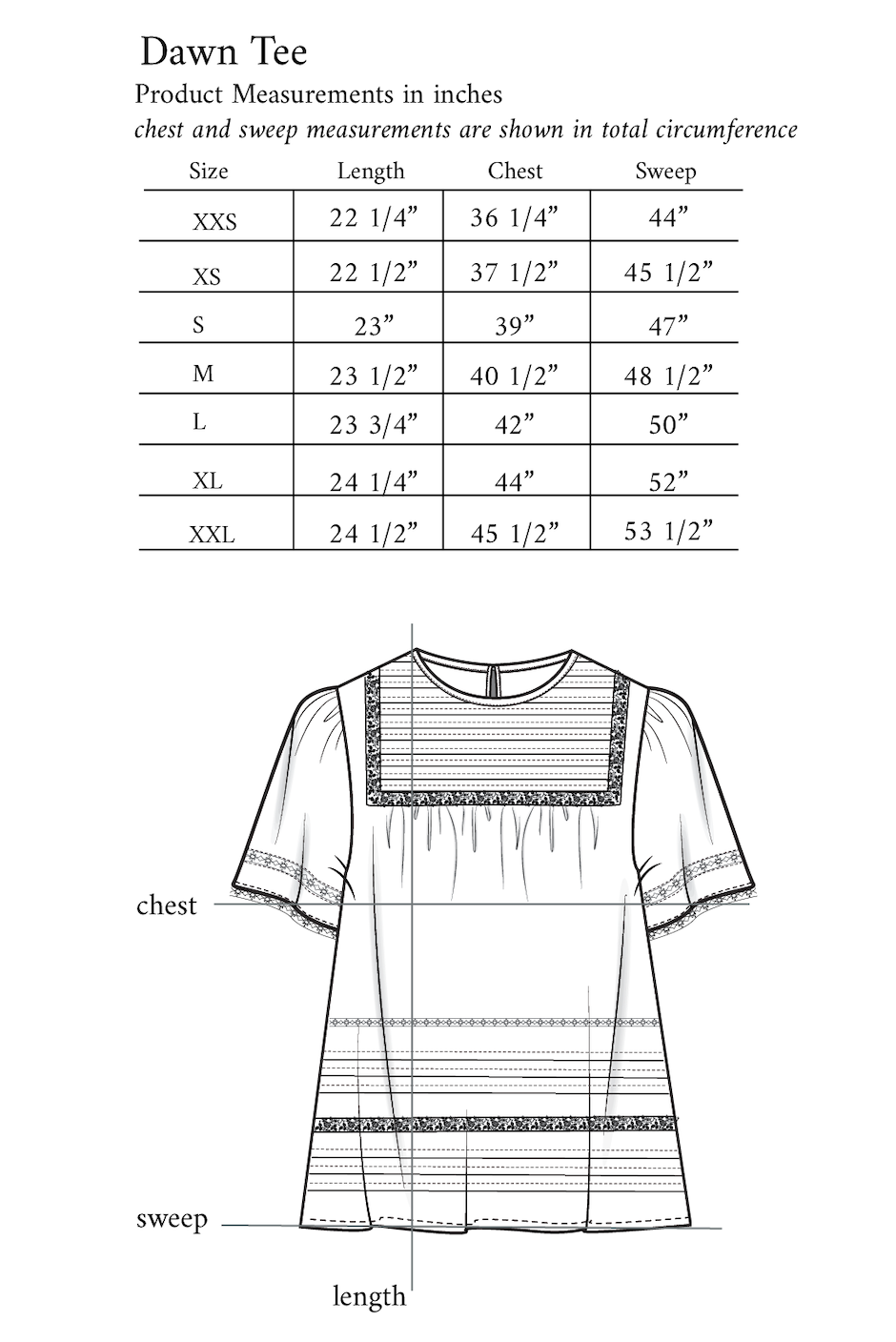 Camiseta Dawn en negro 