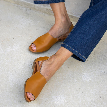 Caramel Peep Toes