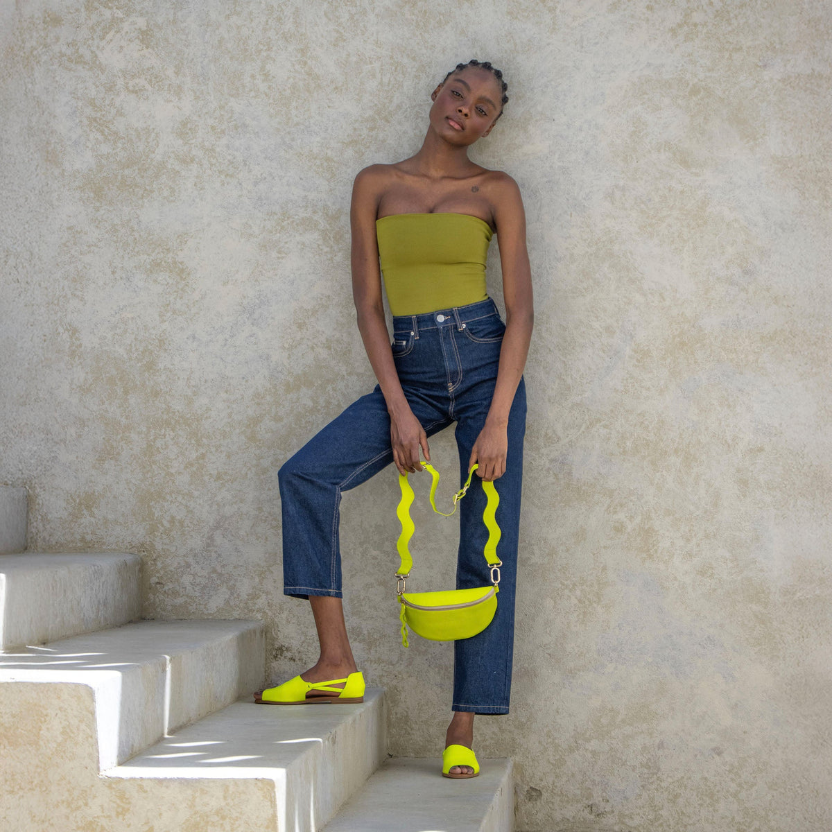 Fluo Green Peep Toes