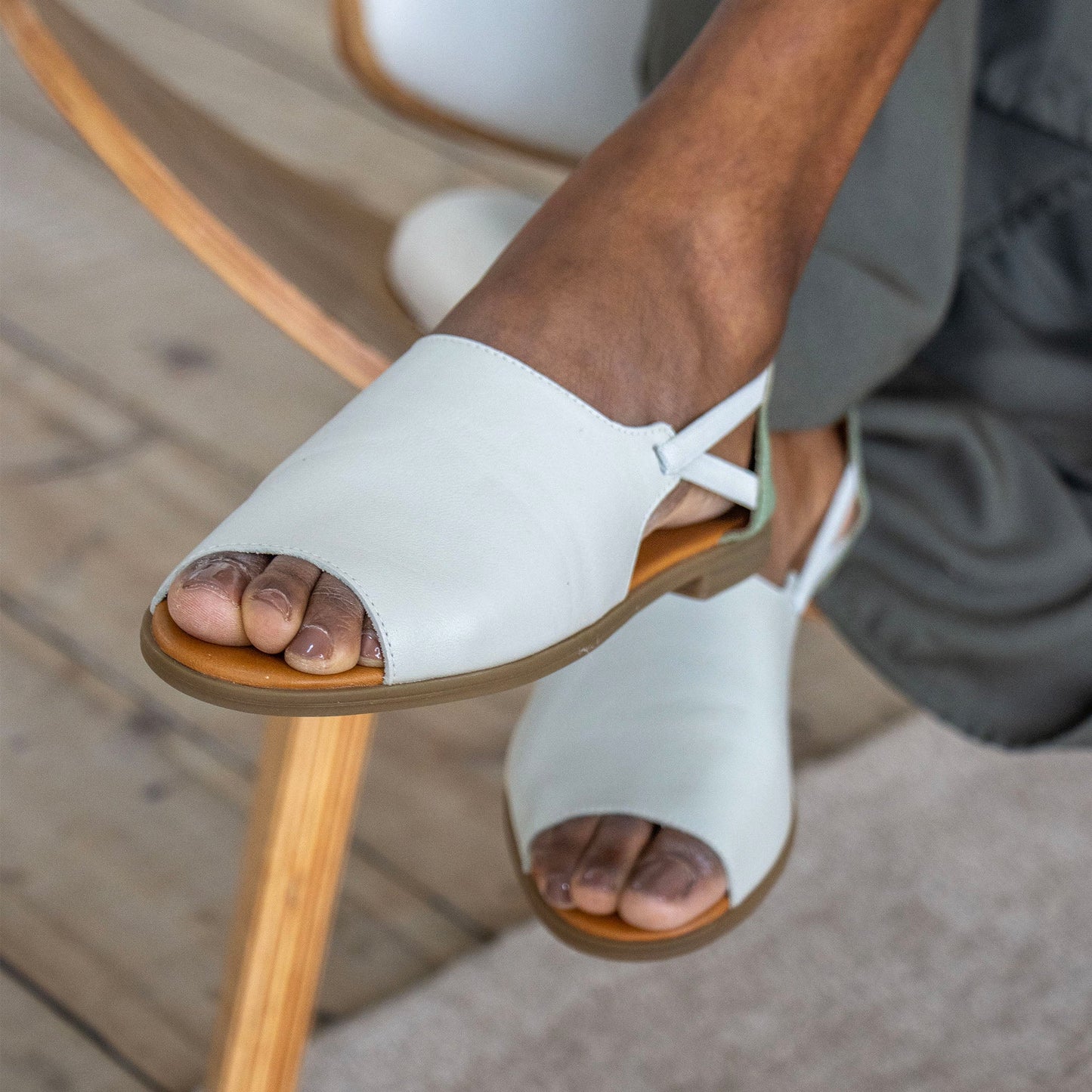 Pistachio Peep Toes