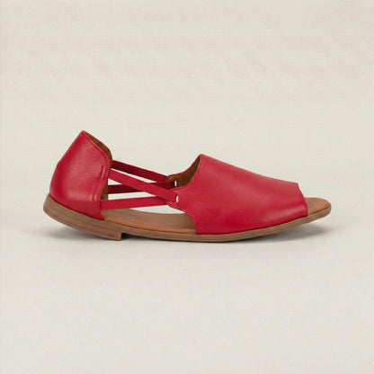 Imperial Red Peep Toes