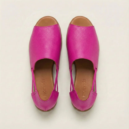 Royal Fuchsia Peep Toes