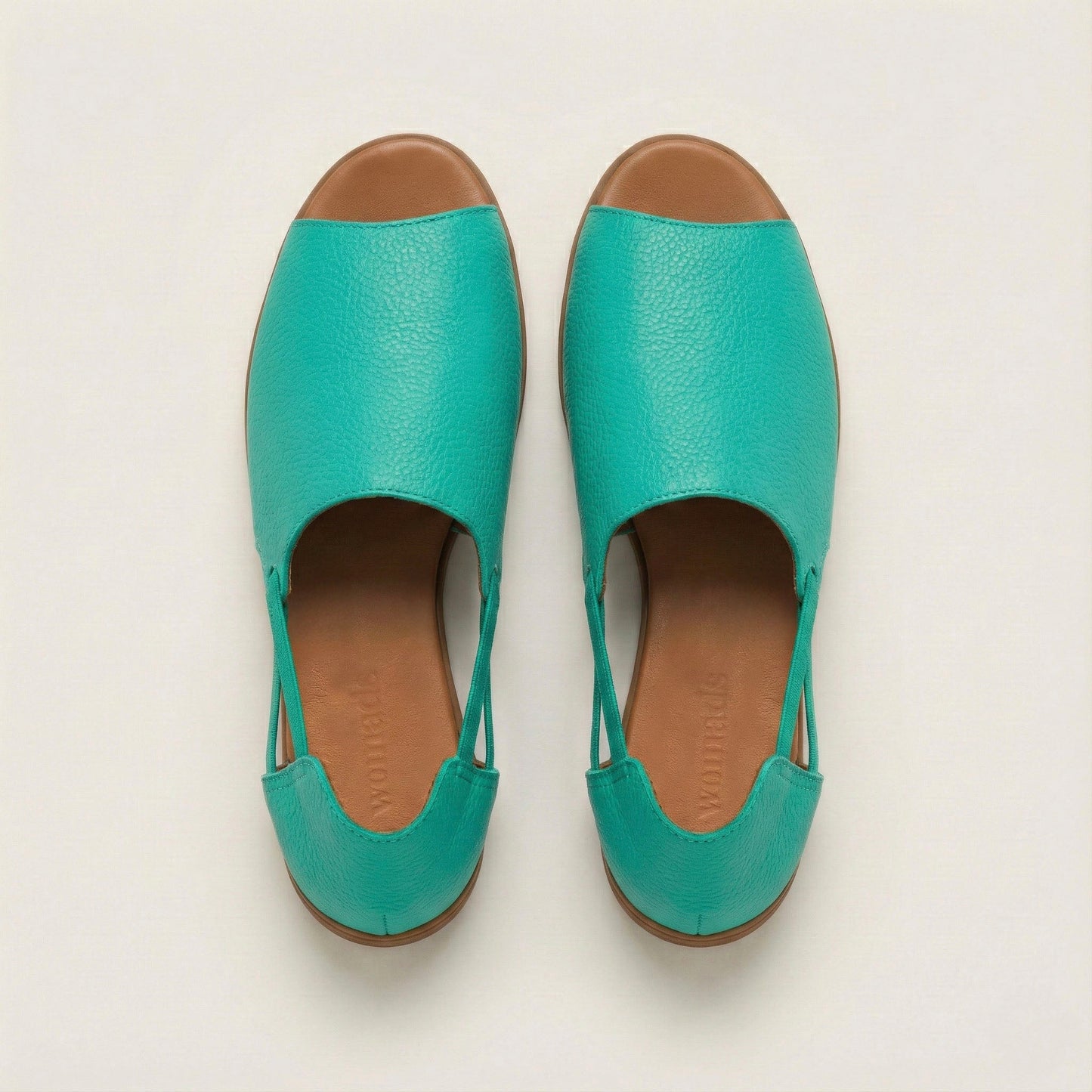 Turquoise Peep Toes