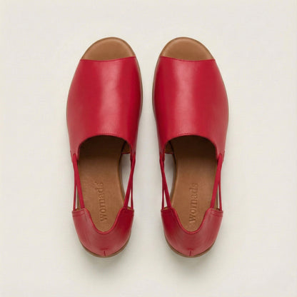 Imperial Red Peep Toes