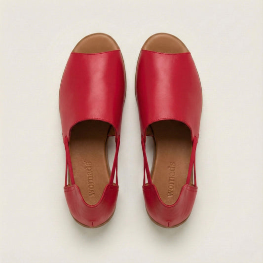 Imperial Red Peep Toes