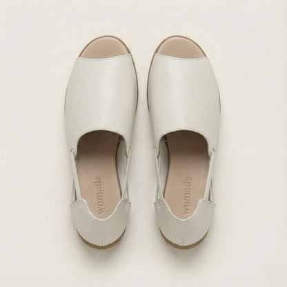 Dove Gray Peep Toes