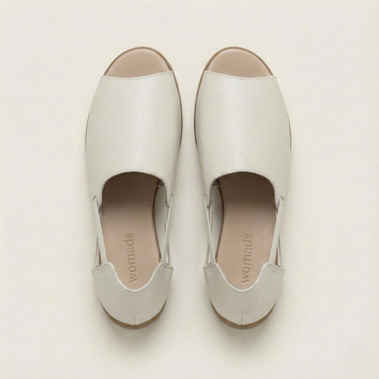 Dove Gray Peep Toes
