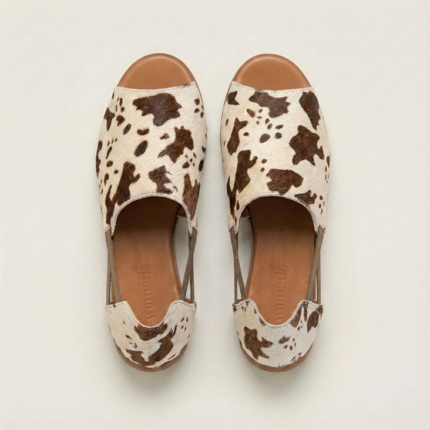 Spotted Luxe Peep Toes