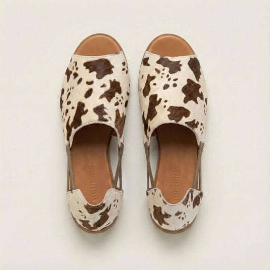 Spotted Luxe Peep Toes