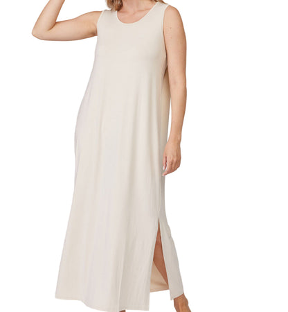 Sleeveless Bamboo Viscose Nightdress