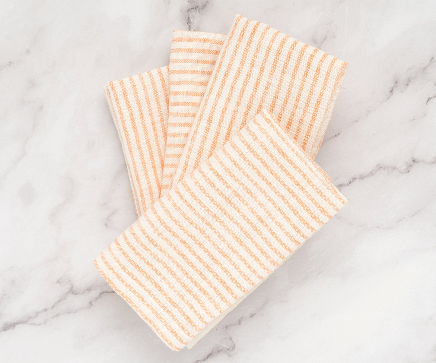 Orange Linen Napkins