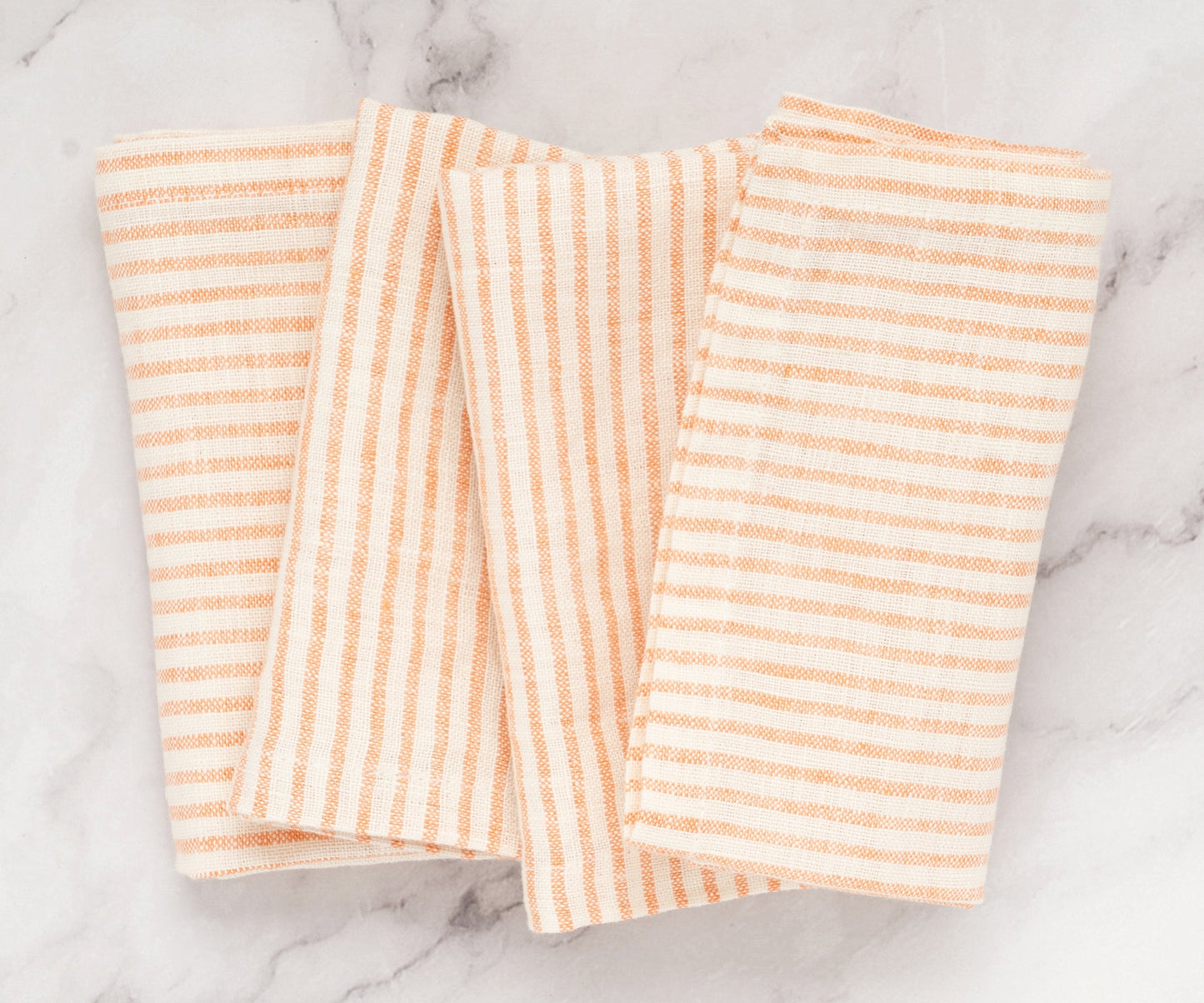 Orange Linen Napkins